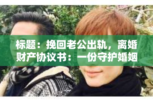 标题：挽回老公出轨，离婚财产协议书：一份守护婚姻与财产的明智选择