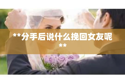 **分手后说什么挽回女友呢**