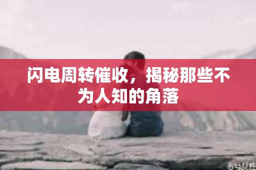 闪电周转催收，揭秘那些不为人知的角落