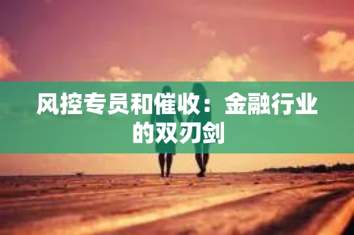 风控专员和催收：金融行业的双刃剑