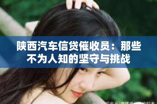 陕西汽车信贷催收员：那些不为人知的坚守与挑战