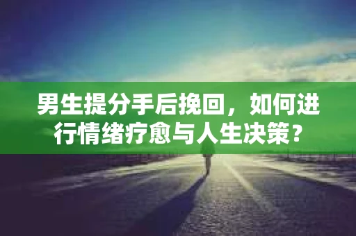 男生提分手后挽回，如何进行情绪疗愈与人生决策？