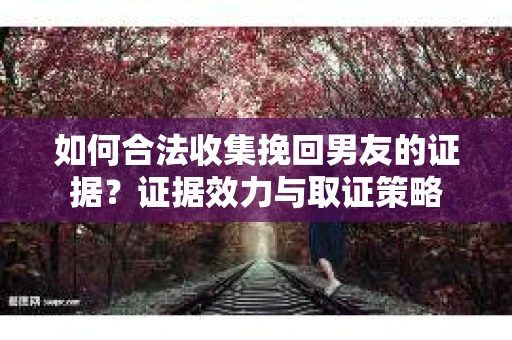 如何合法收集挽回男友的证据？证据效力与取证策略