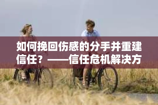 如何挽回伤感的分手并重建信任？——信任危机解决方案